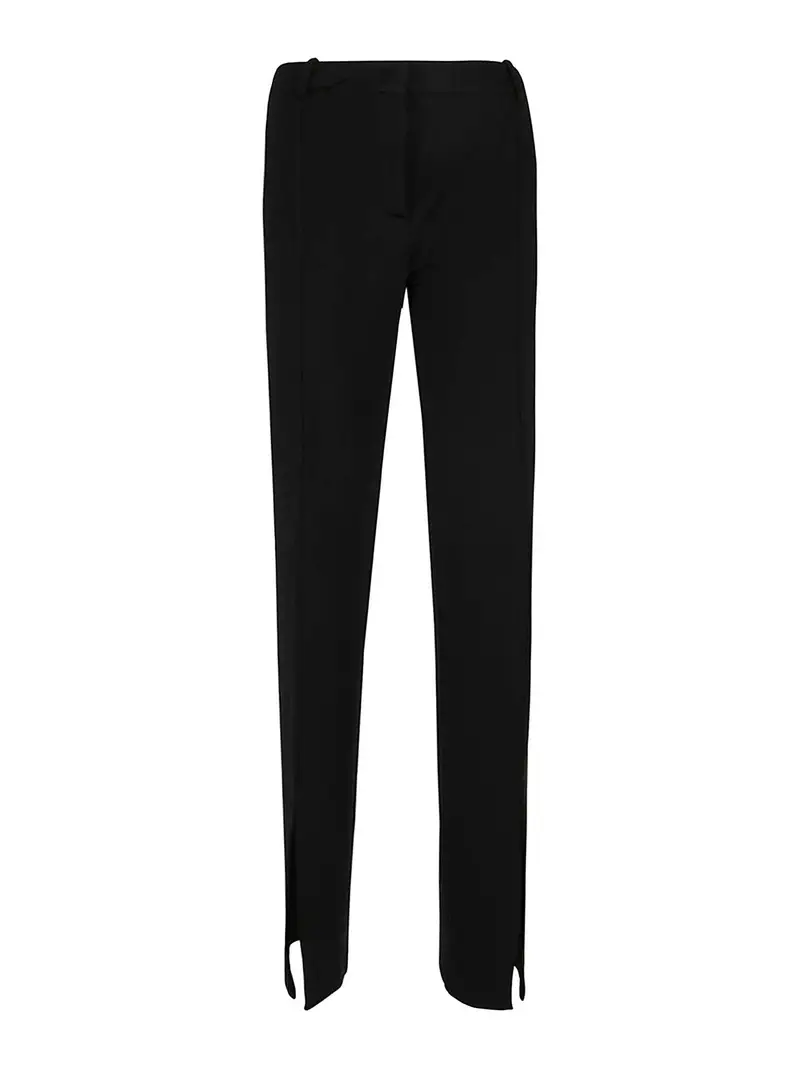 Pantaloni Paloma con spacco frontale Nero