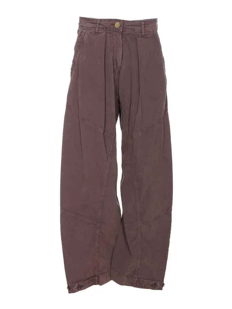 Pantaloni PancarrÃ© Marrone