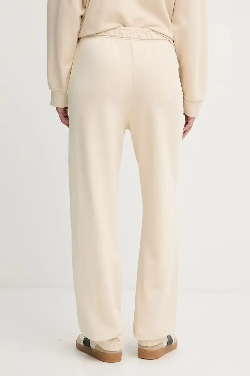 pantaloni tuta di cotone donna colore beige 105508 A2RB miniatura 3