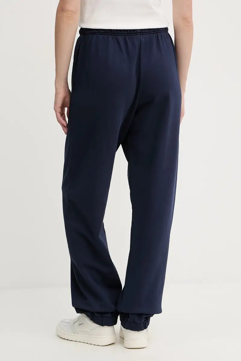 pantaloni tuta di cotone donna colore blu navy 105508 A2RB miniatura 3