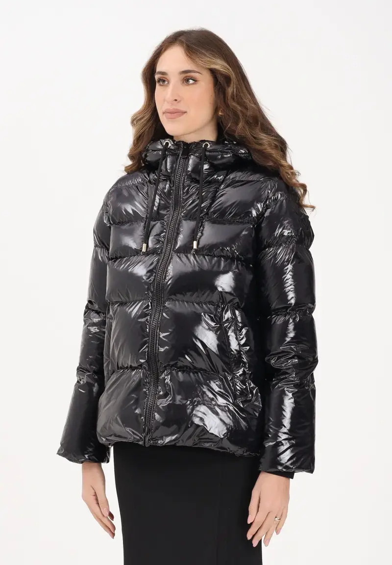 Piumino imbottito nero da donna