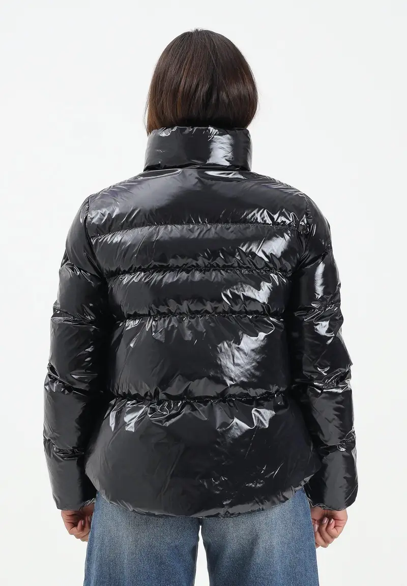 Piumino nero da donna miniatura 3