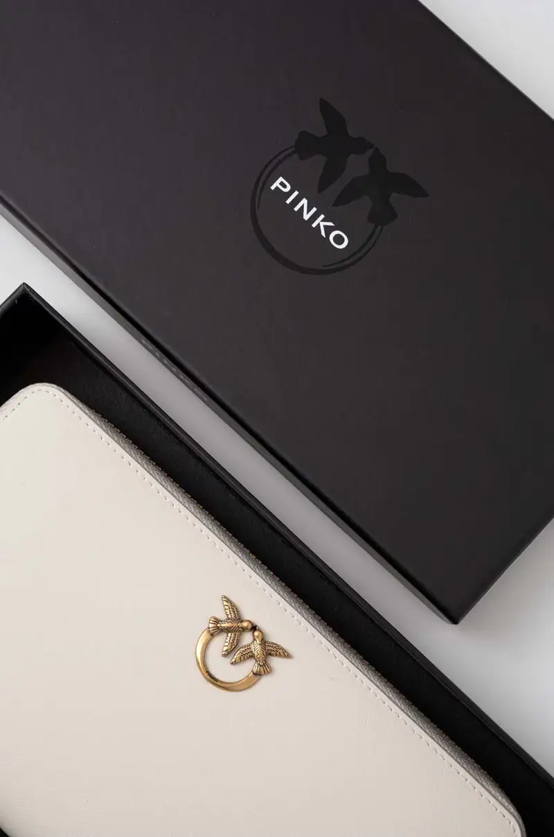 portafoglio in pelle donna colore bianco 100250 A0F1 miniatura 4