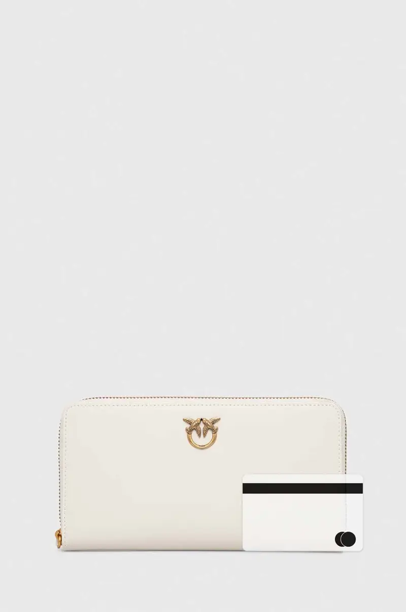 portafoglio in pelle donna colore bianco 100250 A0F1 miniatura 5
