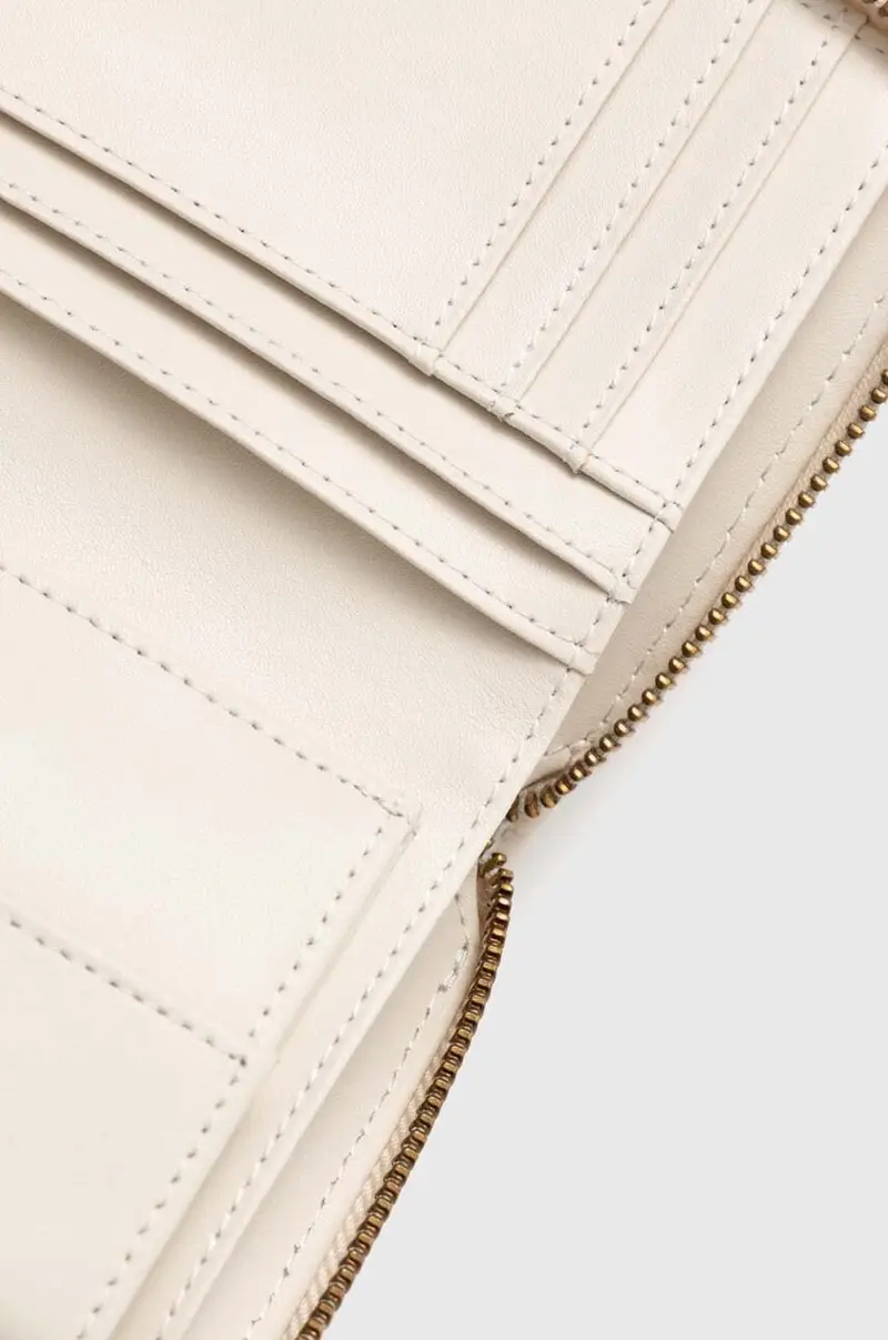 portafoglio in pelle donna colore bianco miniatura 4