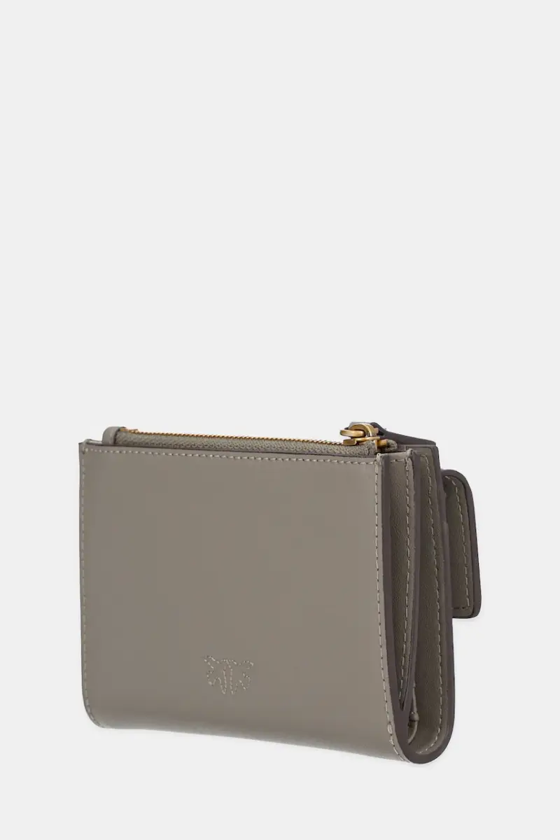 portafoglio in pelle donna colore grigio 103612 A0F1 miniatura 2