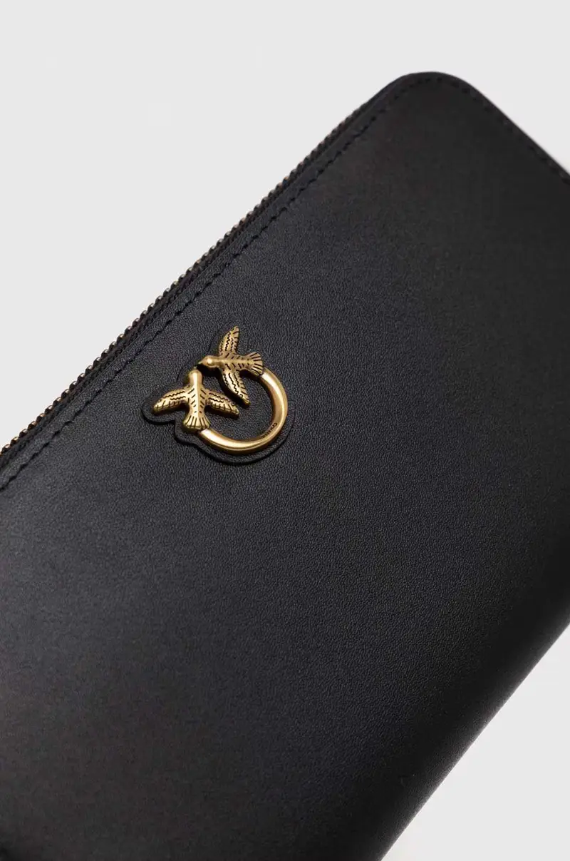 portafoglio in pelle donna colore nero 100250 A0F1 miniatura 3