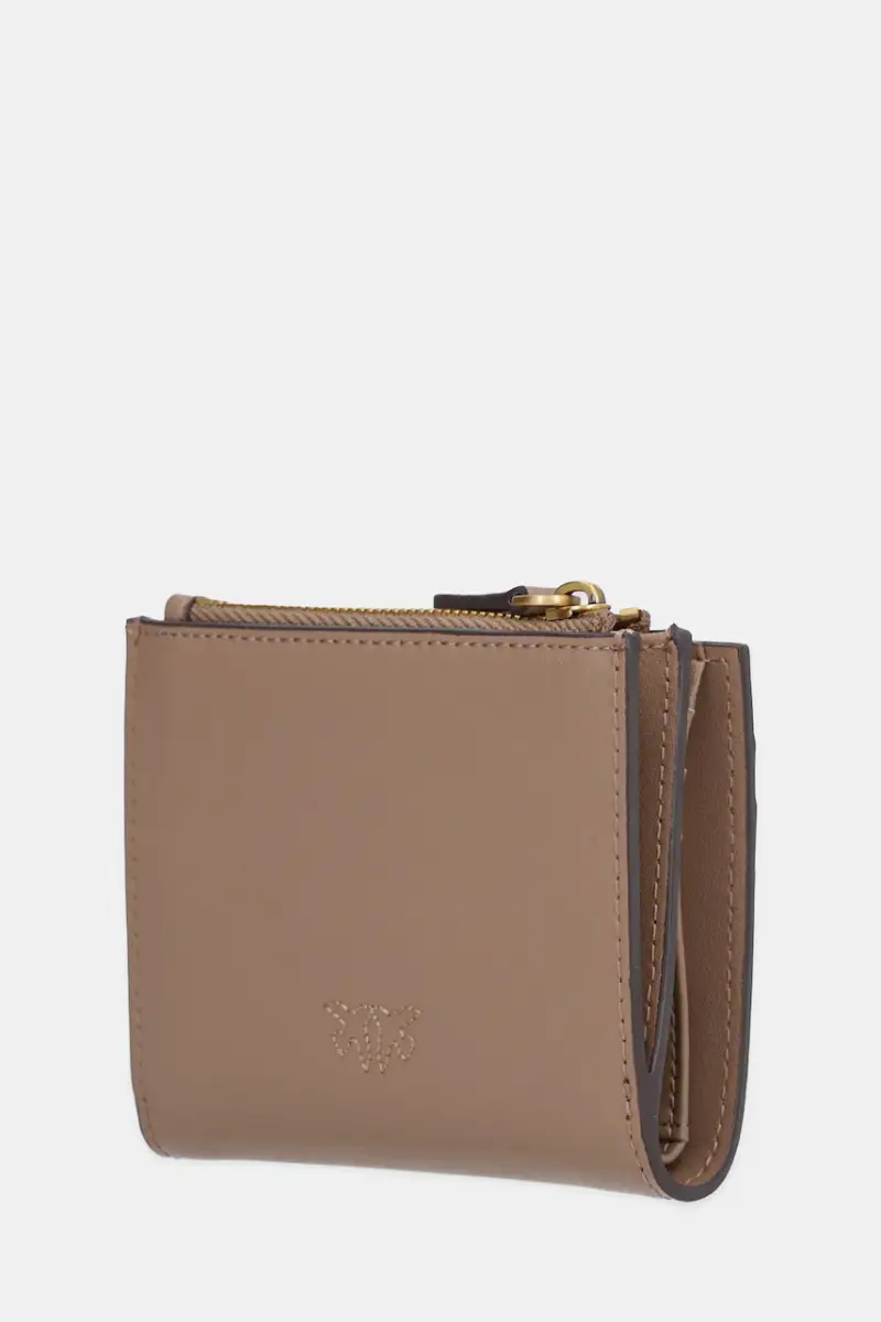 portafoglio in pelle donna colore nero 103610 A0F1 Marrone miniatura 2