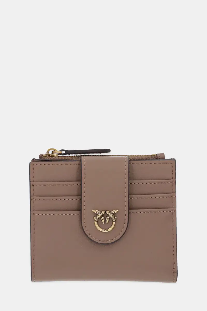 portafoglio in pelle donna colore nero 103610 A0F1 Marrone