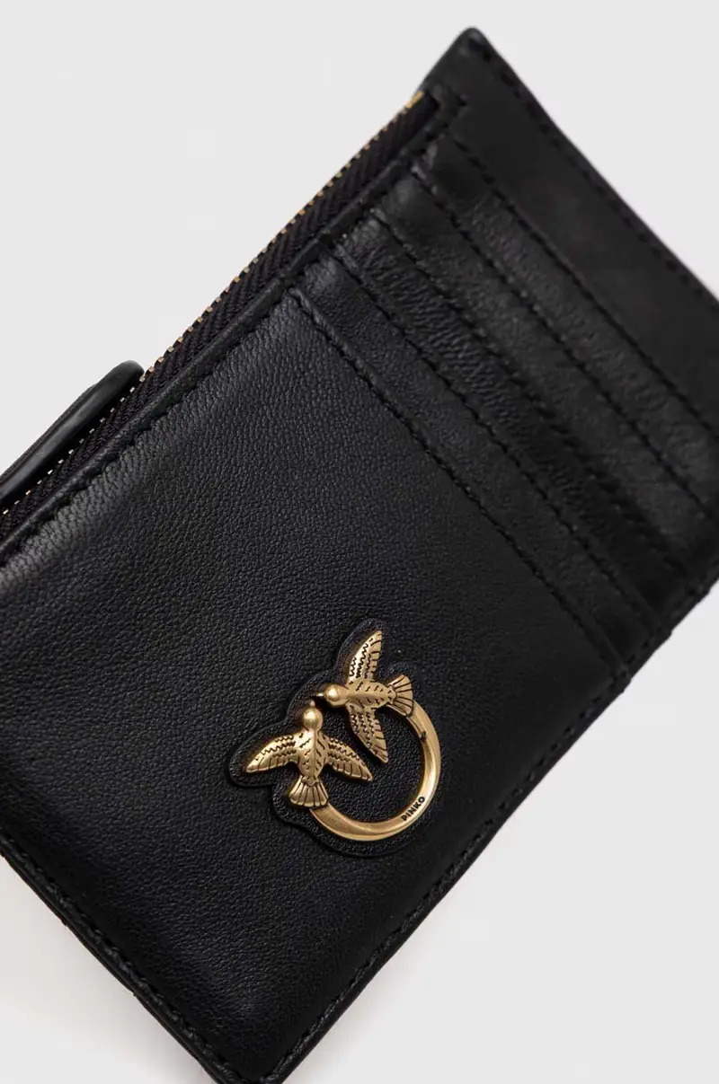 portafoglio in pelle donna colore nero miniatura 3