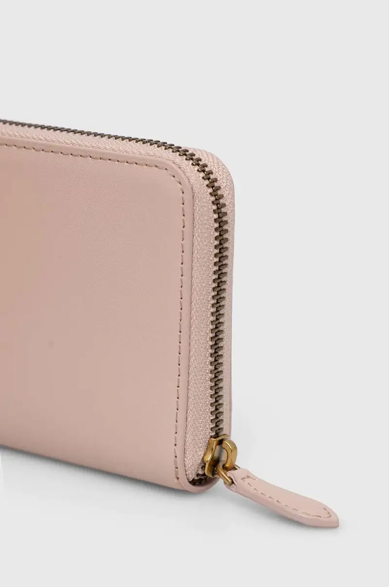 portafoglio in pelle donna Rosa miniatura 2