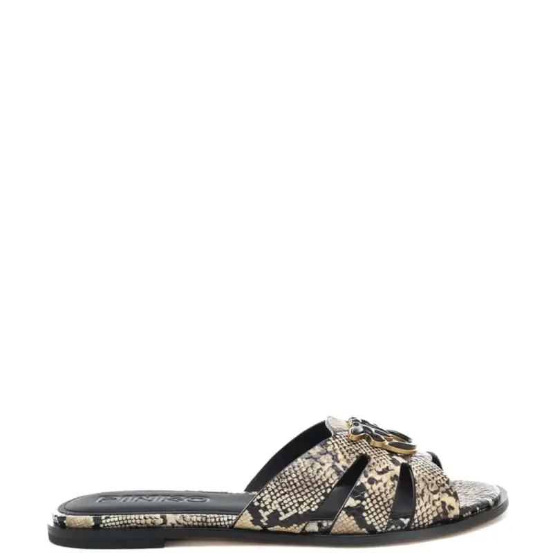 scarpe basse da donna milly con stampa a fantasia pitonata rock