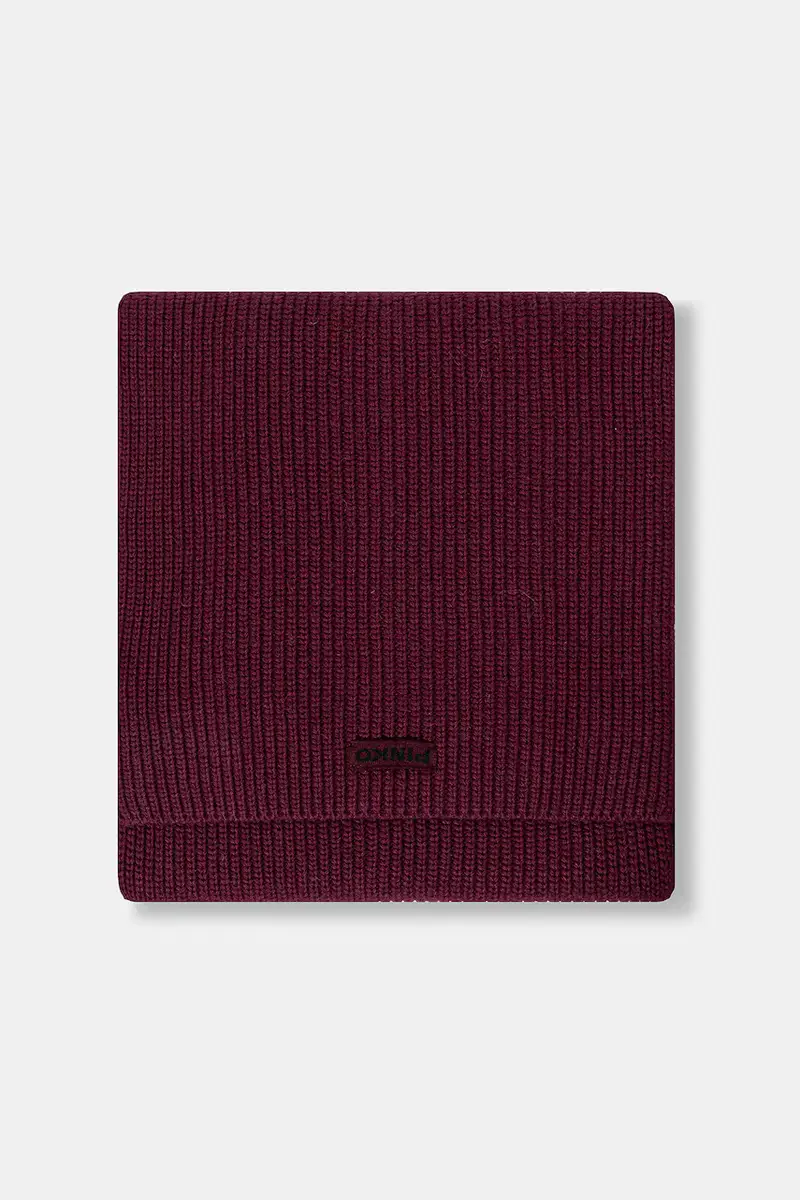 scialle con lana colore granata 105996 A2Z4 miniatura 2