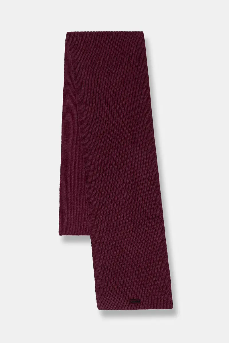 scialle con lana colore granata 105996 A2Z4