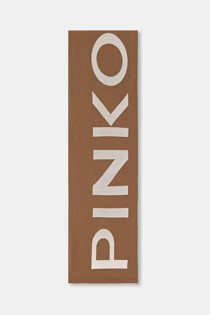 scialle con lana colore marrone 105988 A2Z5 miniatura 2