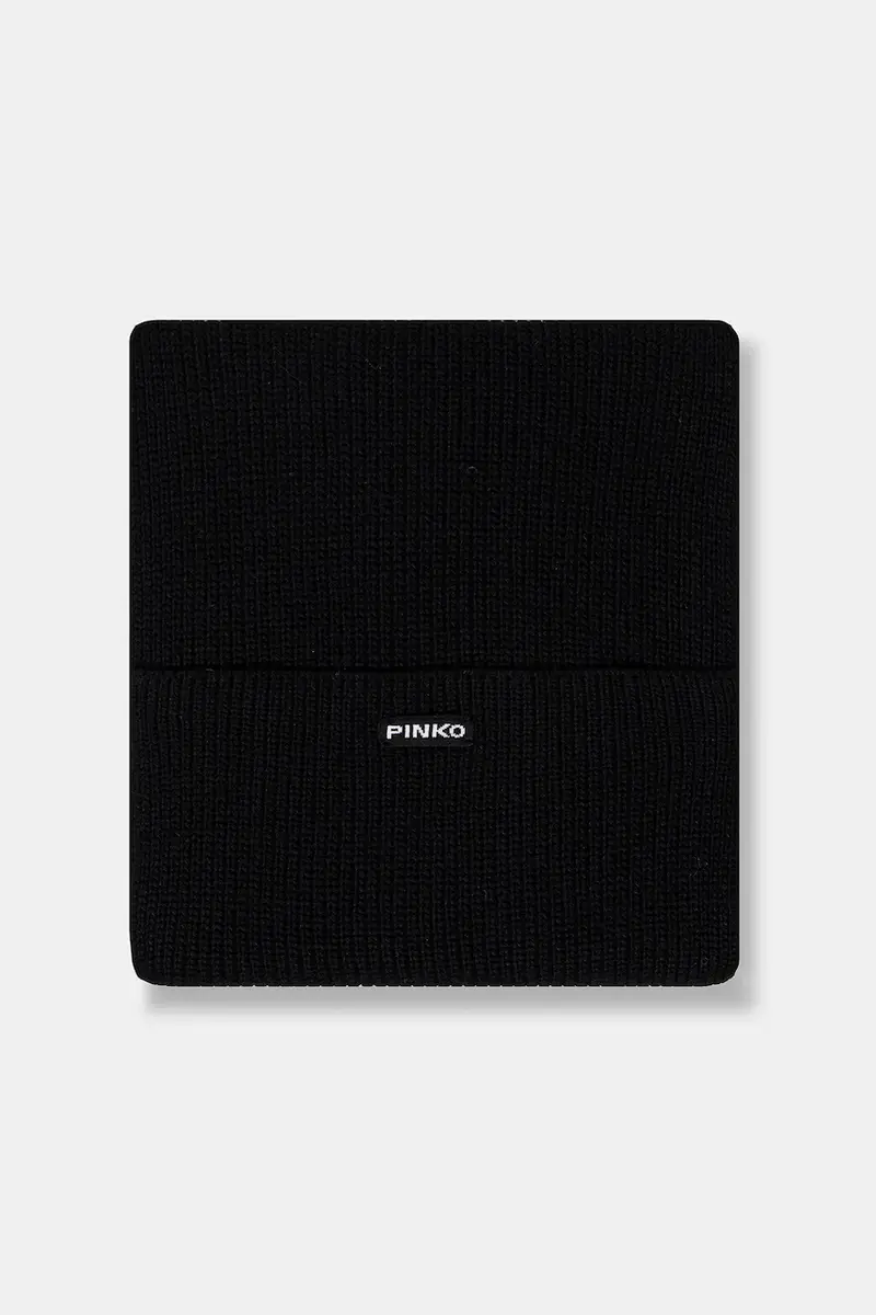 scialle con lana colore nero 105996 A2Z4 miniatura 2