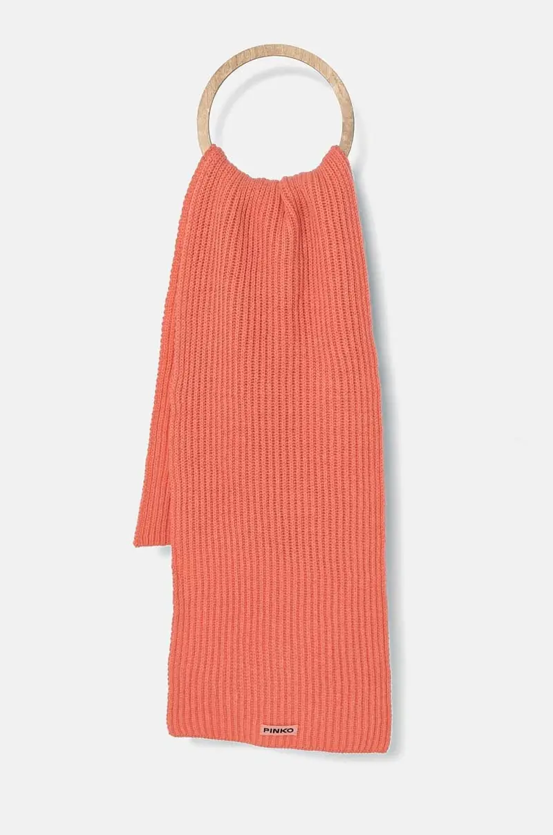 sciarpa in lana colore arancione 104490 A1CH