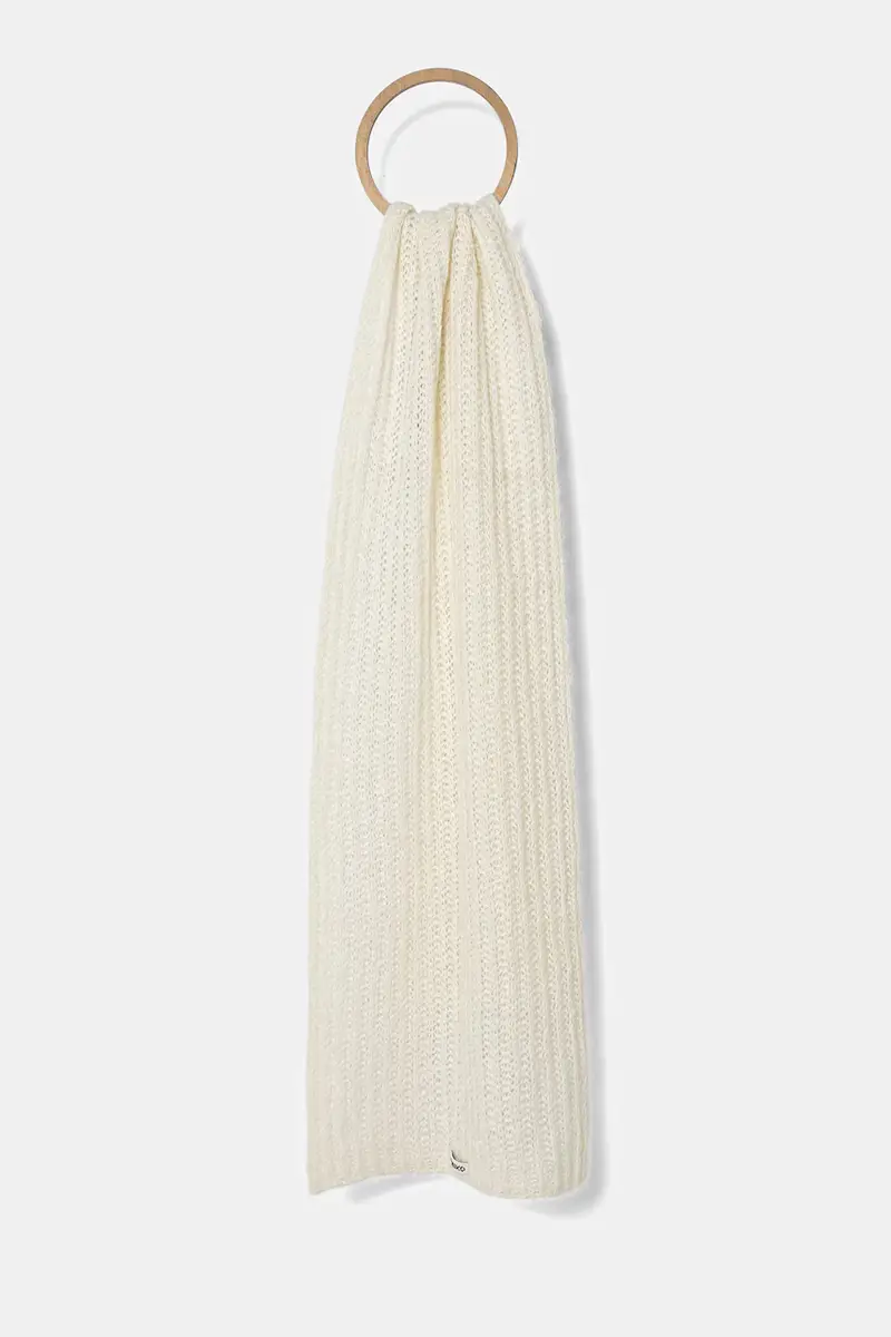 sciarpa in lana donna colore bianco 105990 A2Z2