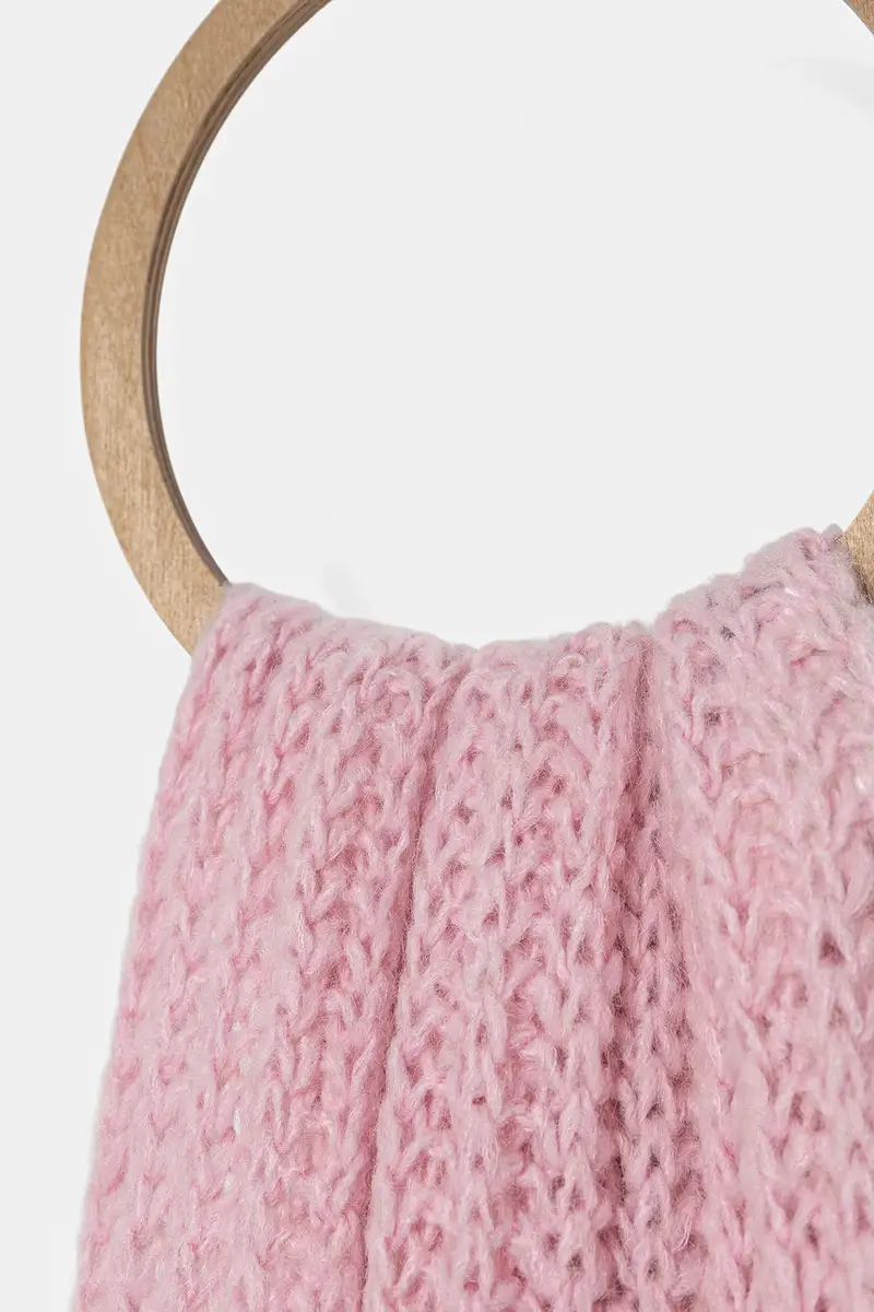 sciarpa in lana donna colore rosa 105990 A2Z2 miniatura 2