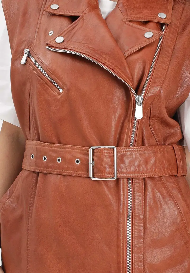 Smanicato cuoio da donna miniatura 3