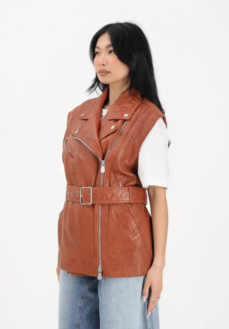 Smanicato cuoio da donna