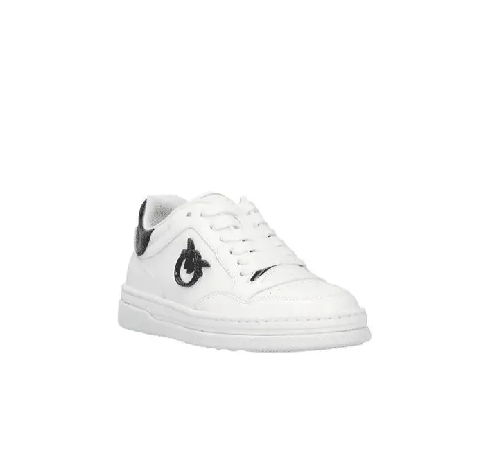 Sneaker calf leather Donna Pinko SS0077P108-ZHC Bianco Oro WHITE