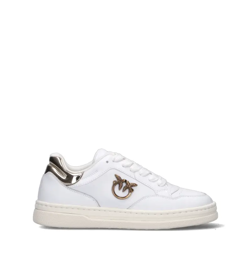 Sneaker donna bianca/oro Vario