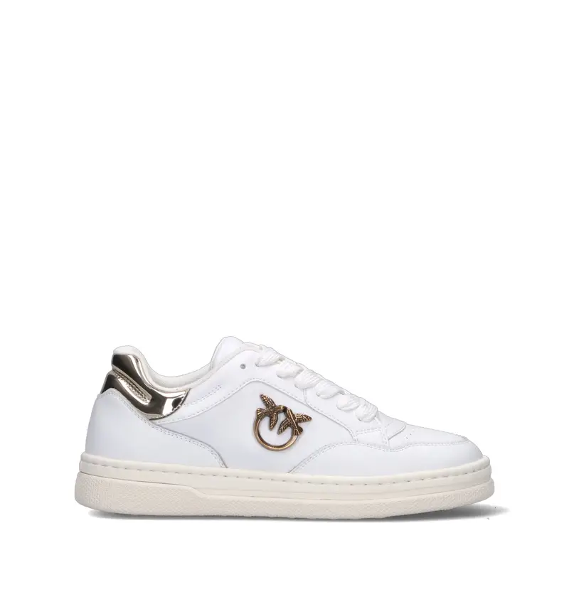 Sneaker donna bianca/oro Vario