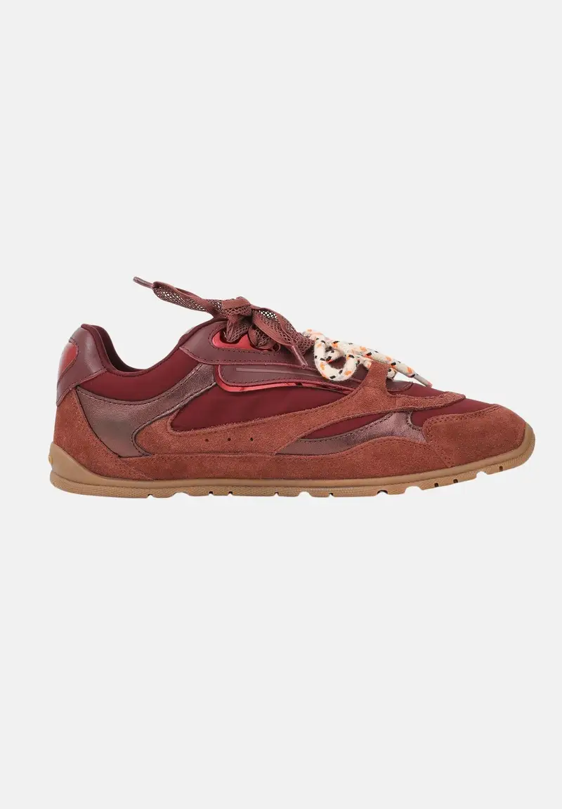 Sneakers YULIA bordeaux da donna miniatura 3