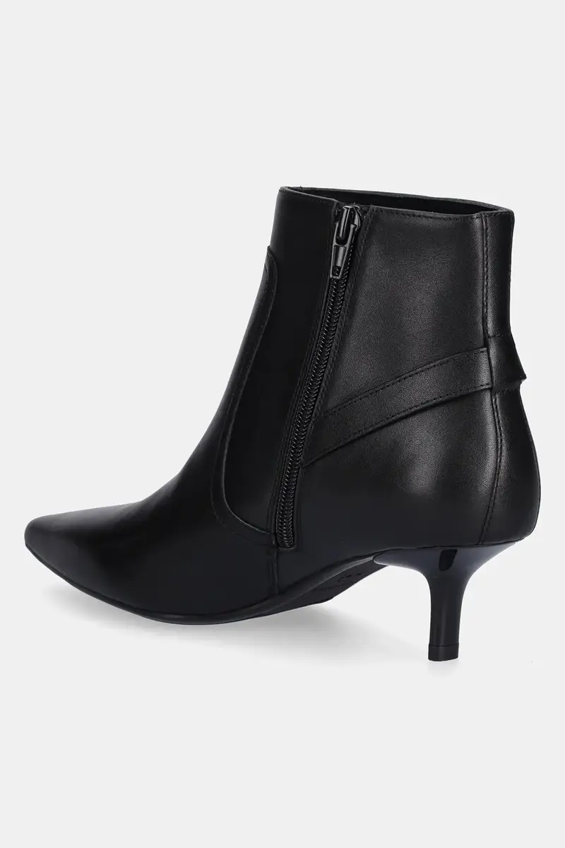 stivaletti alla caviglia in pelle Gloria 14 donna colore nero SD0367P087Z99 miniatura 3