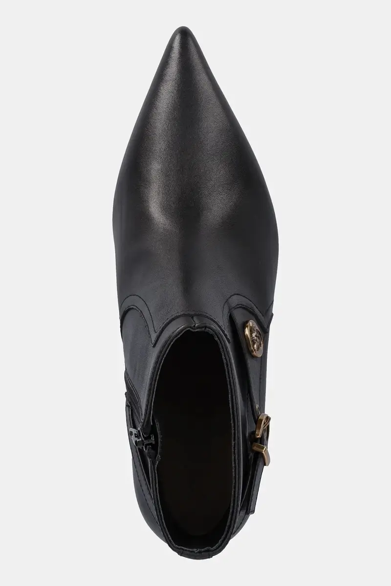 stivaletti alla caviglia in pelle Gloria 14 donna colore nero SD0367P087Z99 miniatura 4