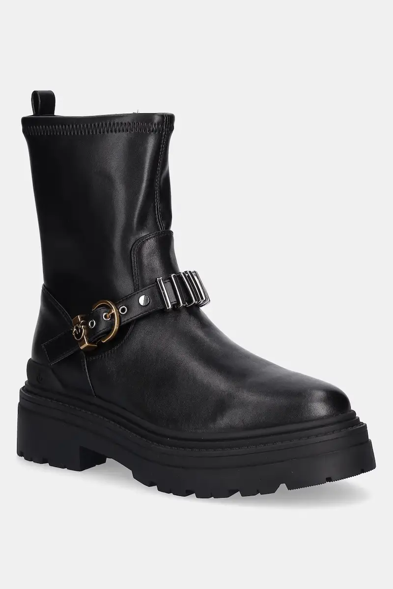 stivali da motociclista in pelle Mia 27 colore nero SD0447P061Z99