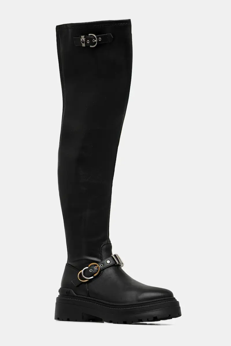 stivali in pelle Mia 26 donna colore nero SD0445E028Z99