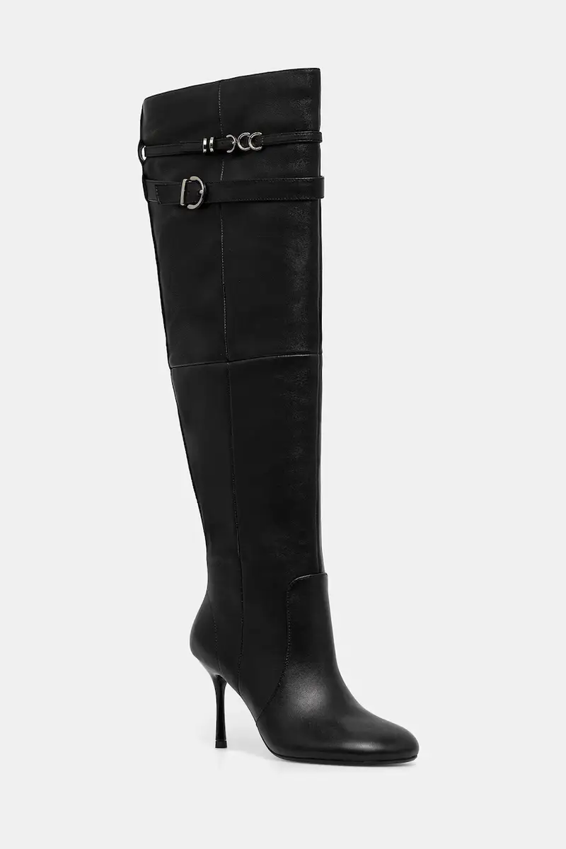 stivali in pelle Polly 02 donna colore nero SD0281P003Z99