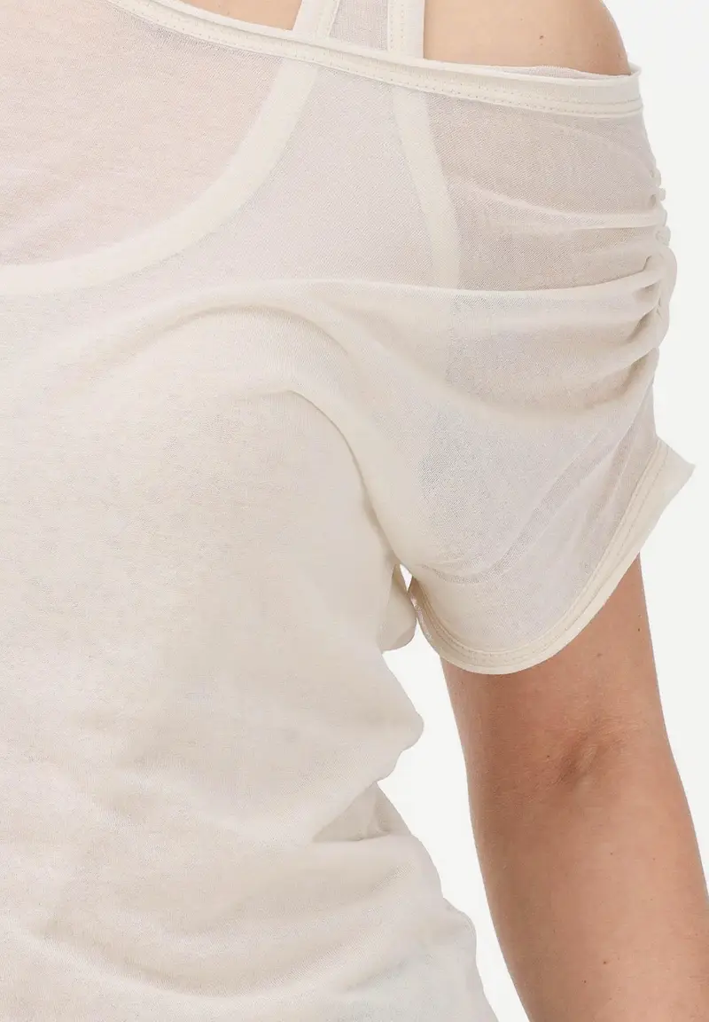 Pinko T-shirt Donna Beige 4196706 miniatura 3