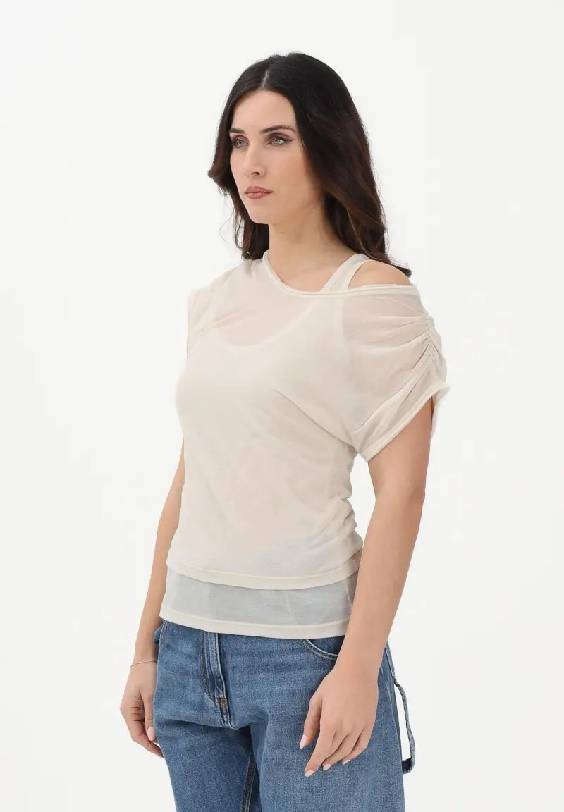 Pinko T-shirt Donna Beige 4196706