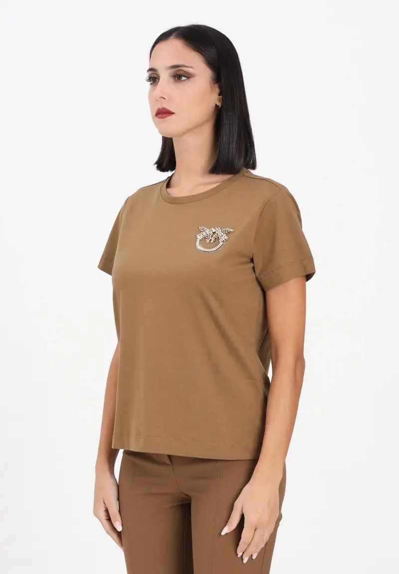 Pinko T-shirt Donna Marrone 2818561