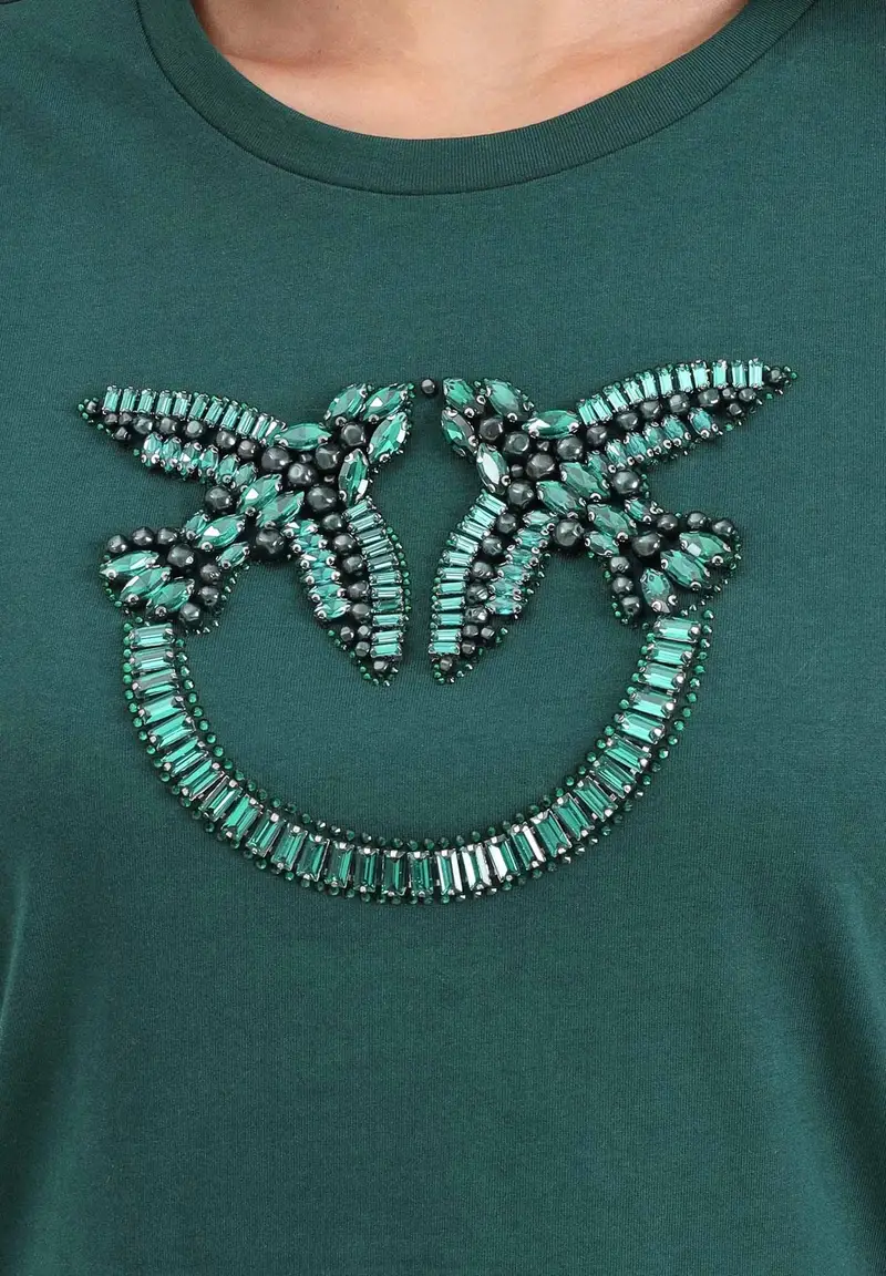 Pinko T-shirt Donna Verde 2818651 miniatura 3