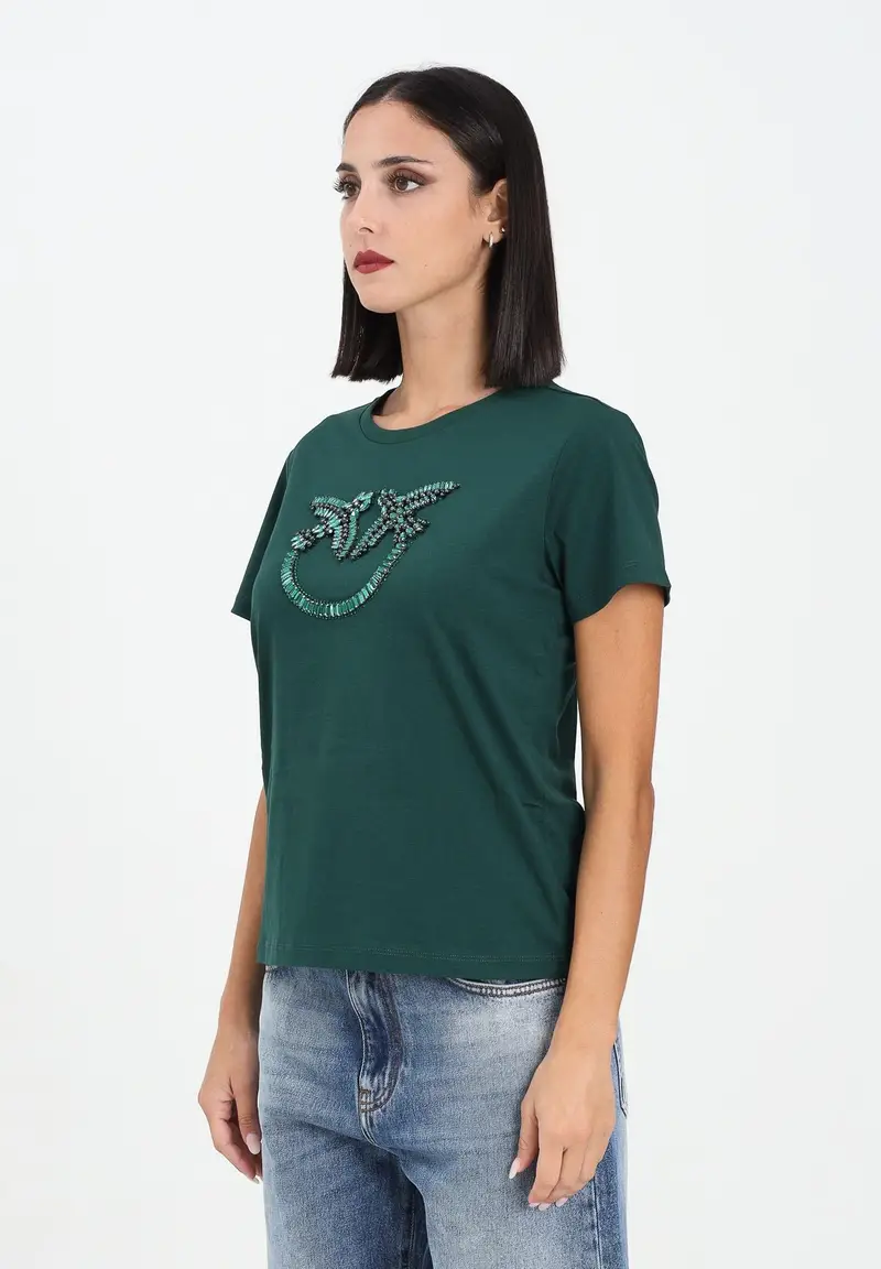 Pinko T-shirt Donna Verde 2818651