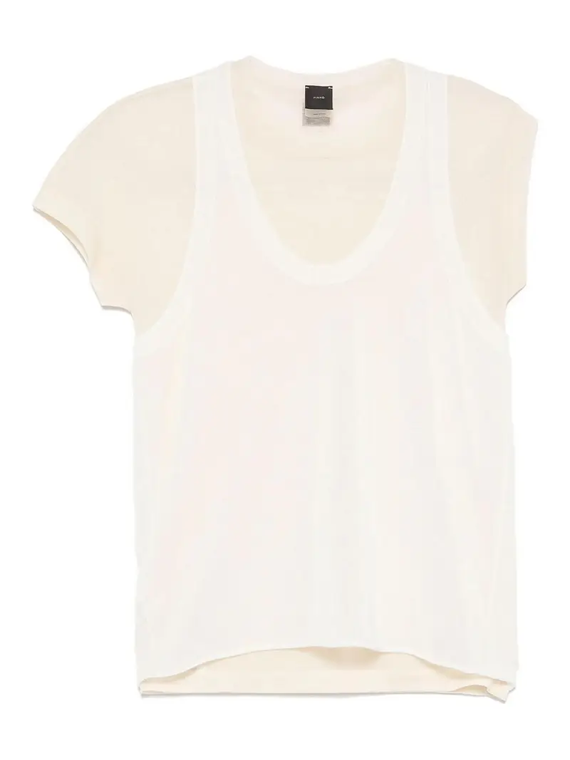 Pinko T-shirt Beige 4227254