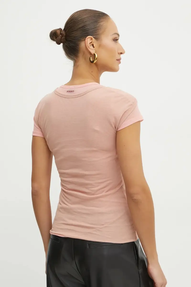 Pinko T-shirt Donna Arancione 3287812 miniatura 3