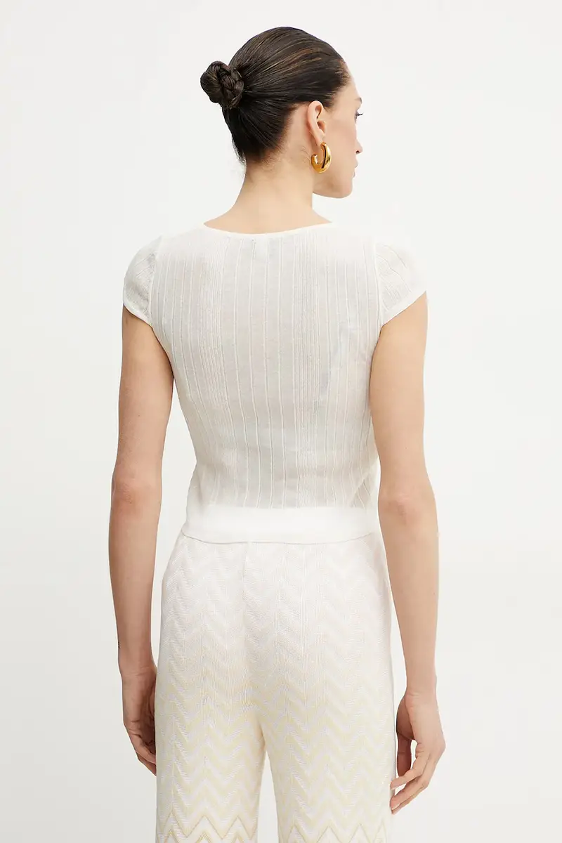 Pinko T-shirt Donna Beige 3292509 miniatura 3