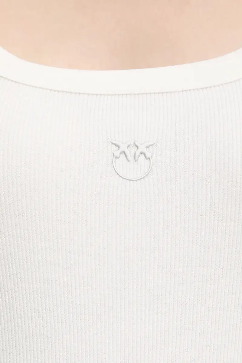 Pinko T-shirt Donna Bianco 3889557 miniatura 5