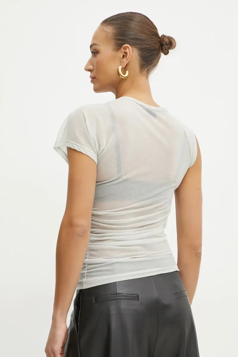 Pinko T-shirt Donna Grigio 3324833 miniatura 3