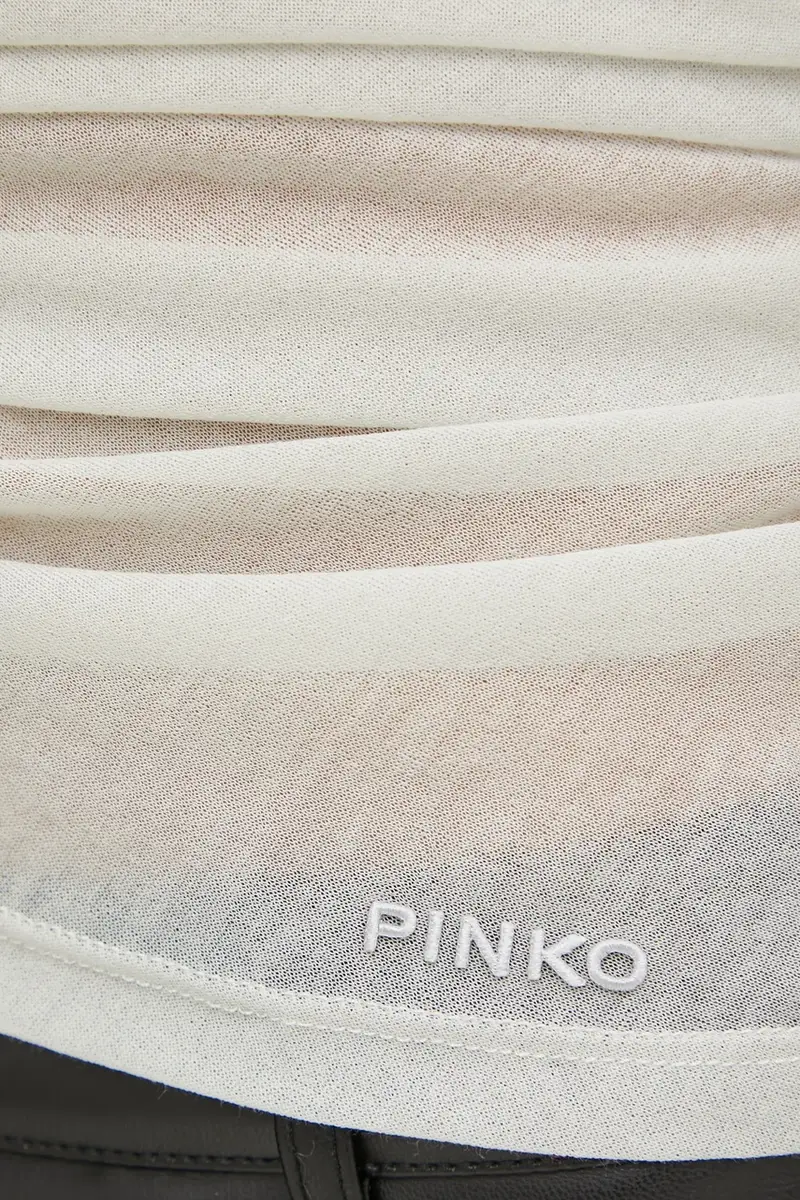 Pinko T-shirt Donna Grigio 3324833 miniatura 5