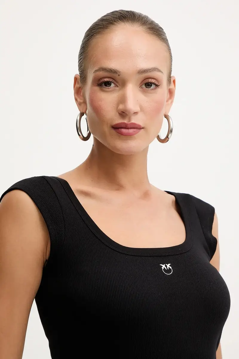 Pinko T-shirt Donna Nero 3889993 miniatura 4