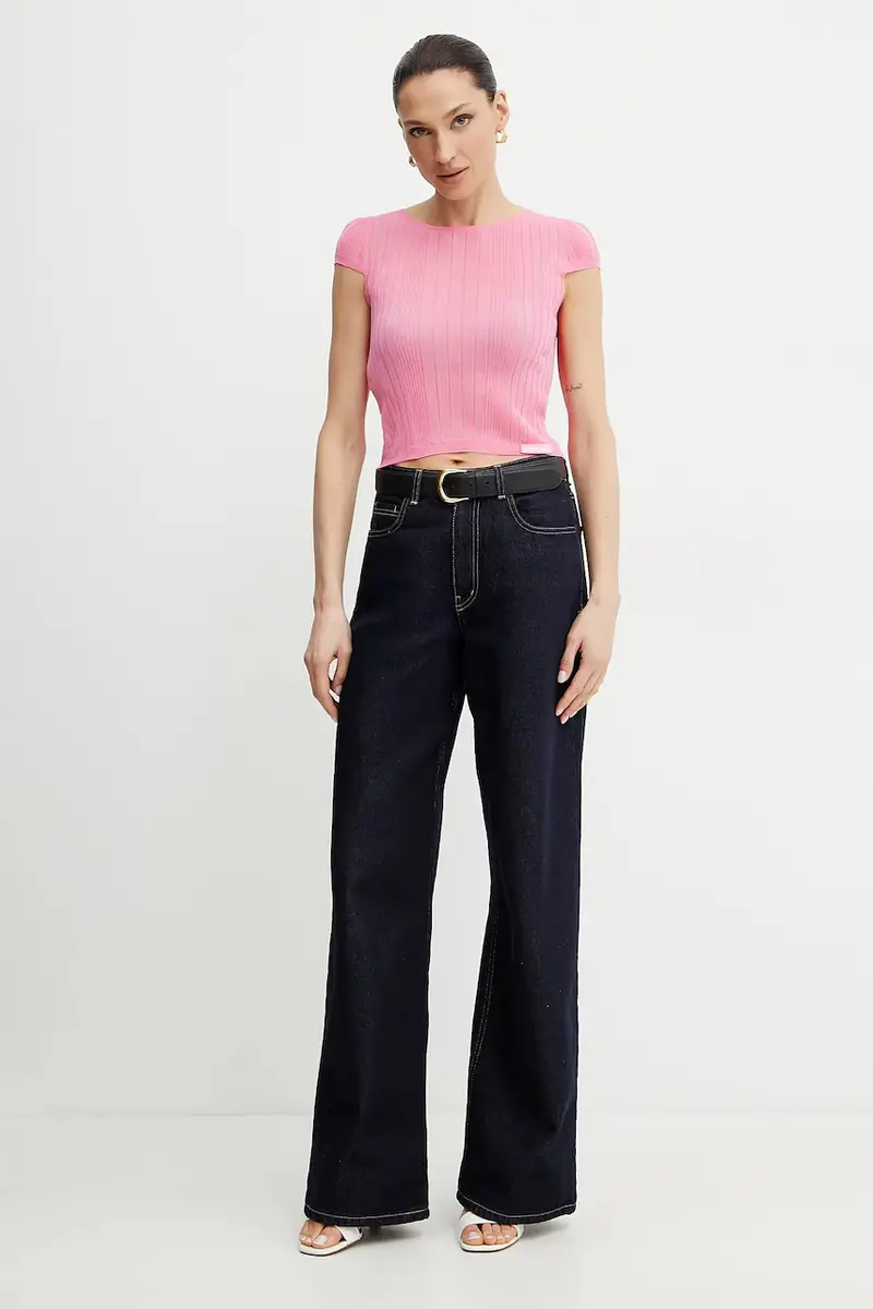 Pinko T-shirt Donna Rosa 3339270 miniatura 2