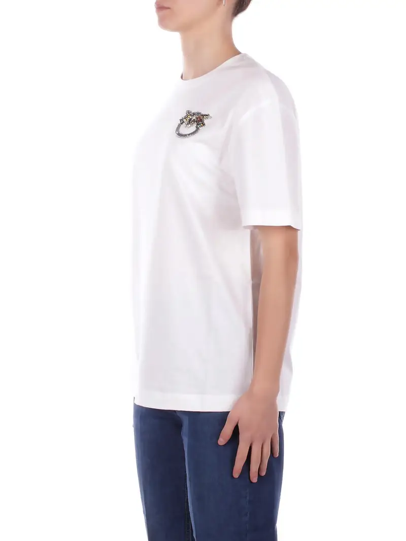 Pinko T-shirt Donna Bianco 4178418 miniatura 2