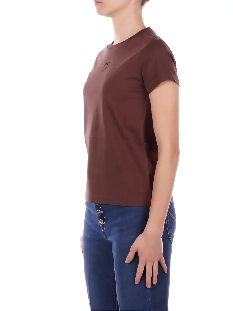 Pinko T-shirt Donna Marrone 4178419 miniatura 2