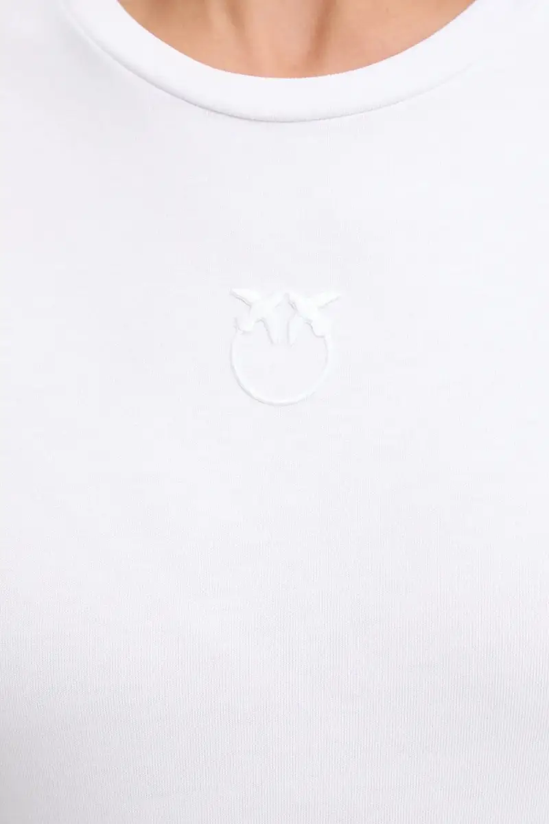 Pinko T-shirt Donna Bianco 3880887 miniatura 5
